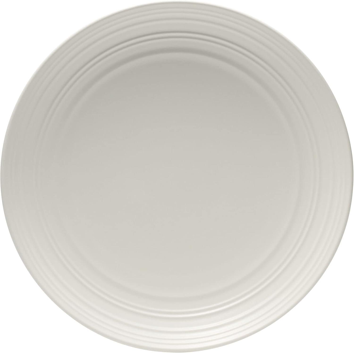 White Ceramic Coupe Dinnerware Set for One