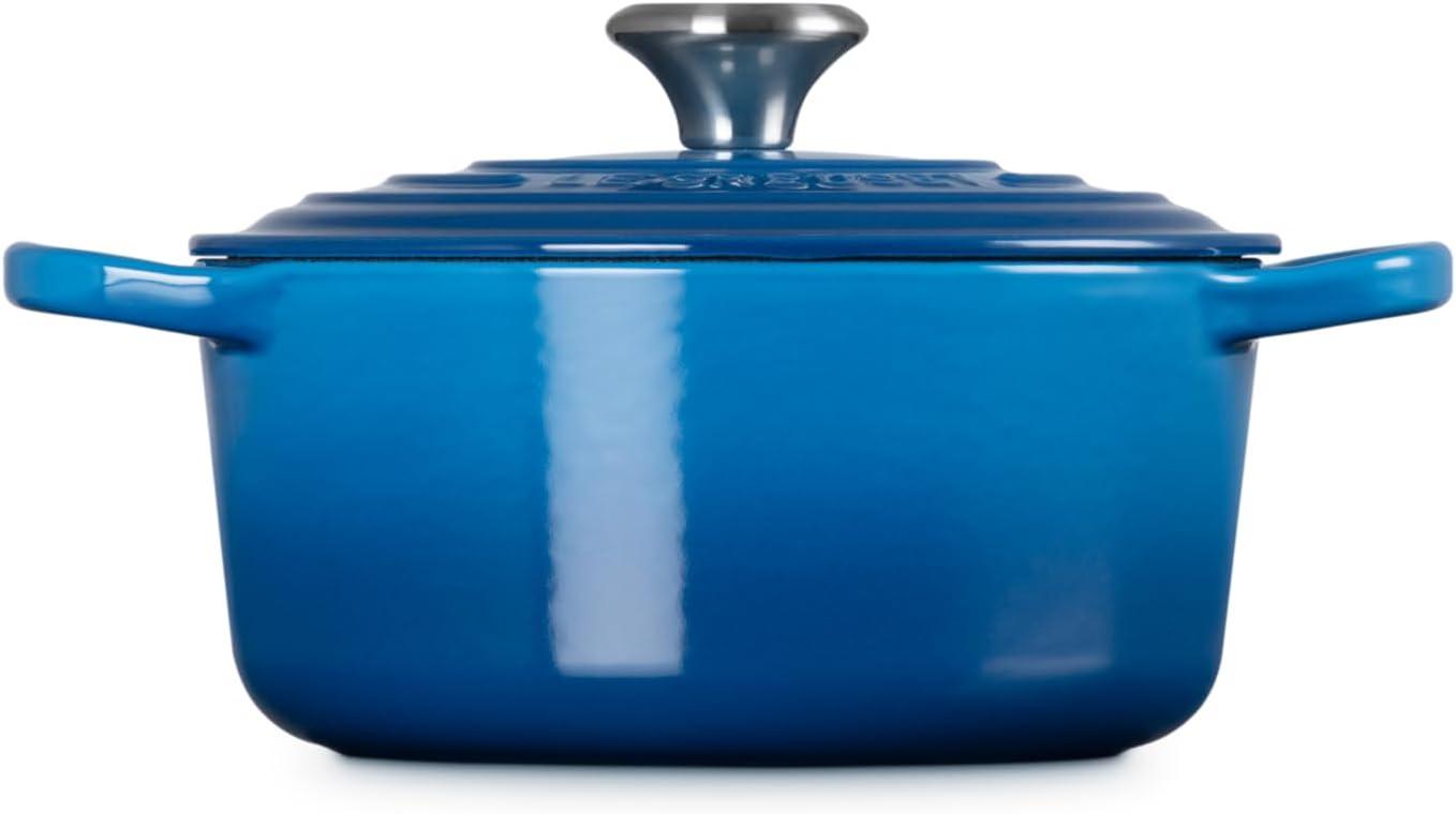 Marseille Blue Enameled Cast Iron 2-Quart Dutch Oven