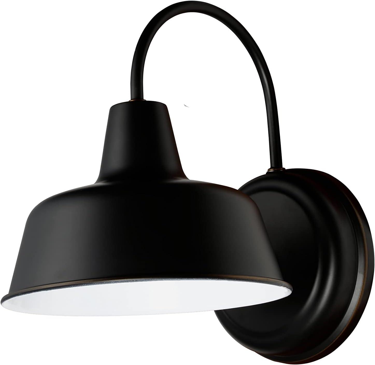 Design House 519504 Mason Barn Light Indoor/Outdoor Wall Light for 8-inch in Oil Rubbed Bronze