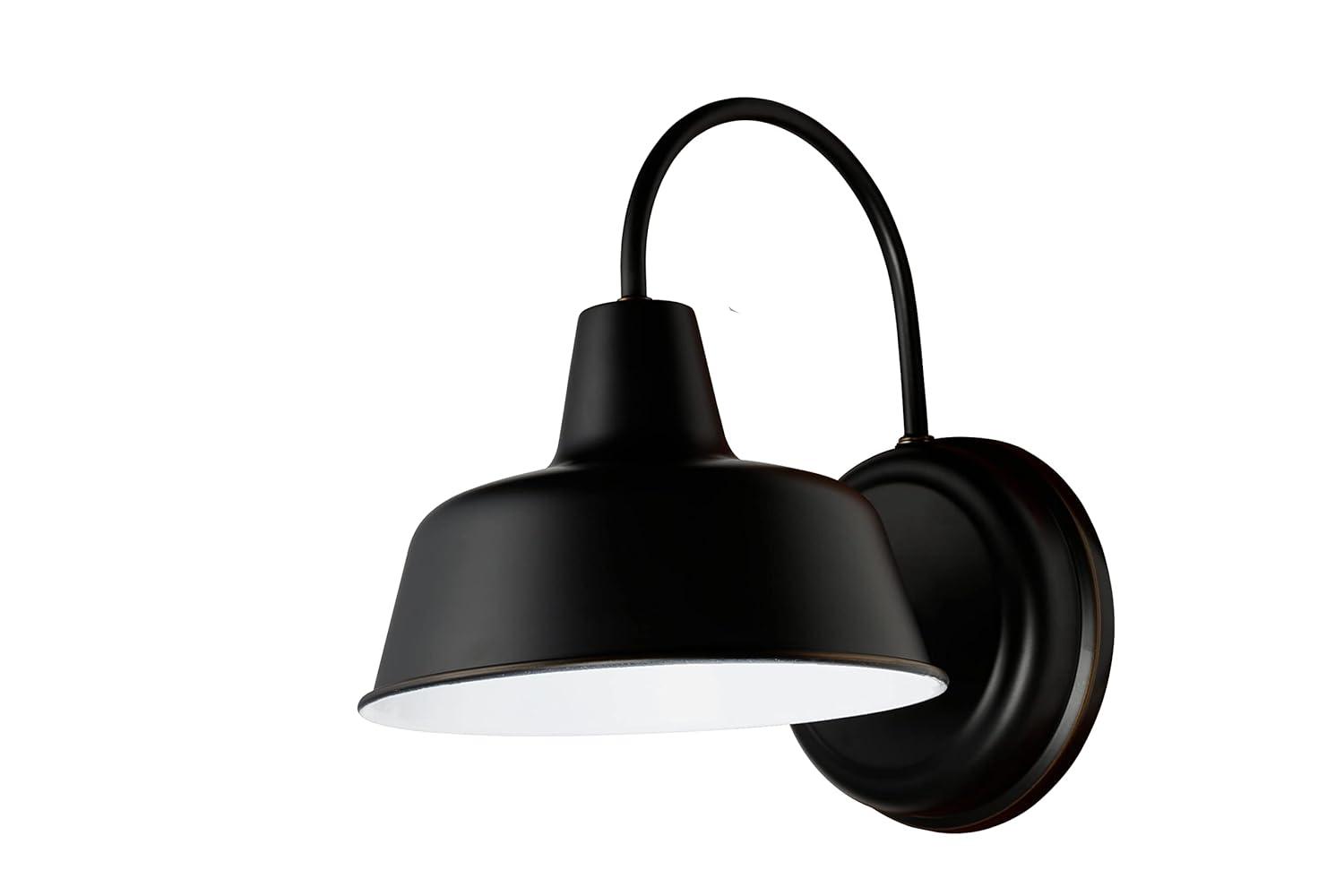 Design House 519504 Mason Barn Light Indoor/Outdoor Wall Light for 8-inch in Oil Rubbed Bronze