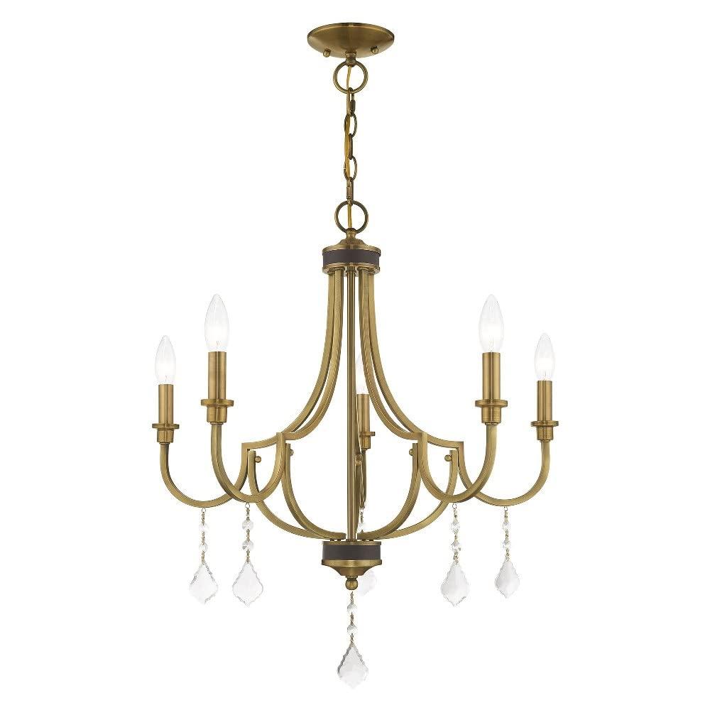 Livex Lighting Glendale 5 - Light Chandelier in  White