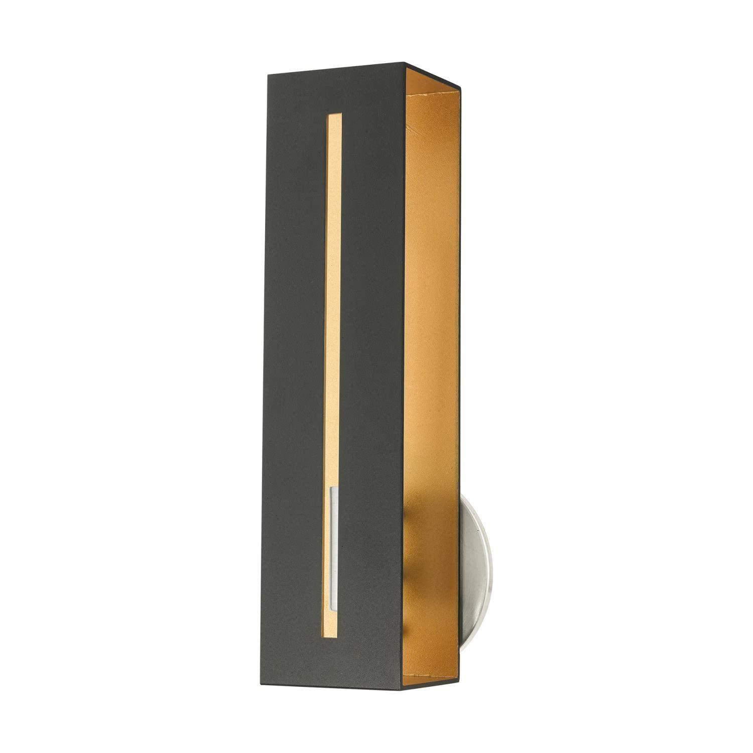 Livex Lighting Soma 1 - Light Wall Light in  Textured Black