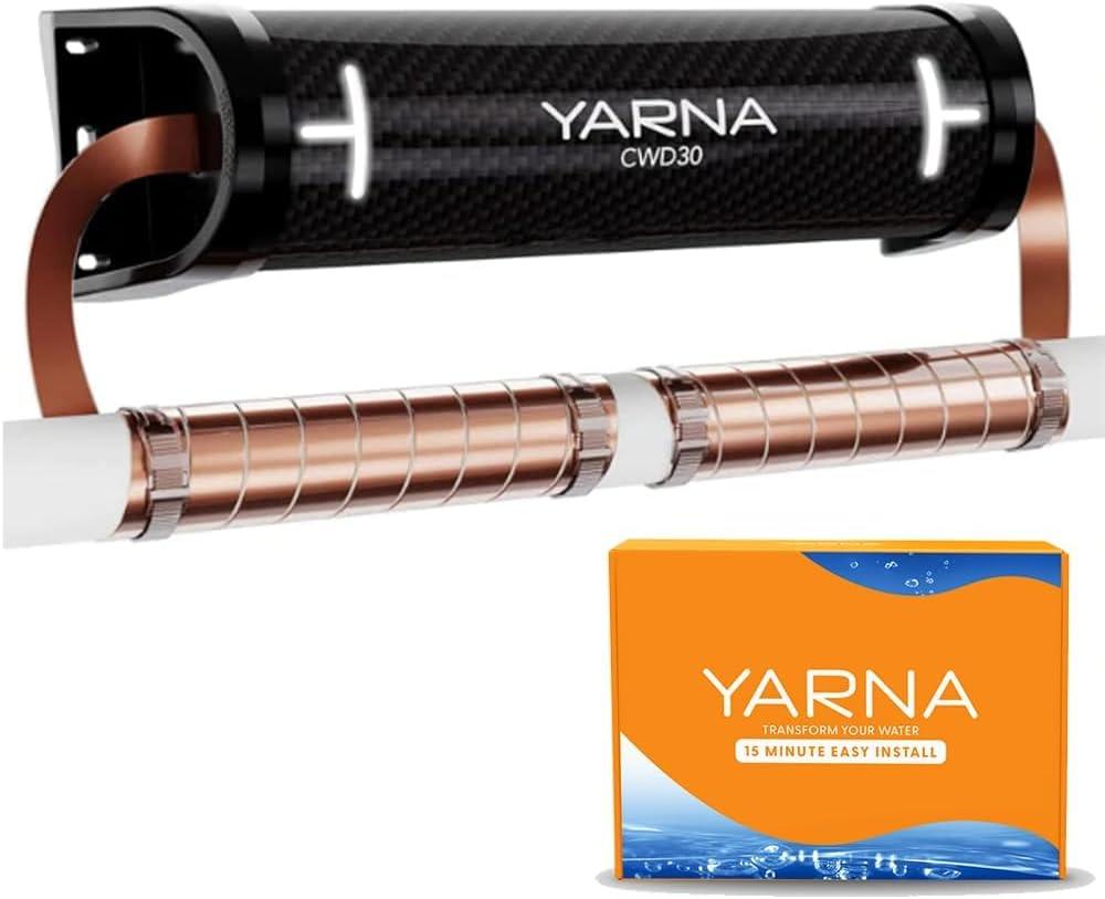 Capacitive Electronic Water Descaler System - Alternative Water Softener Salt Free for Whole House, Reduces the effects of Limescale and Rust formation [CWD24, Max 1" Pipe]