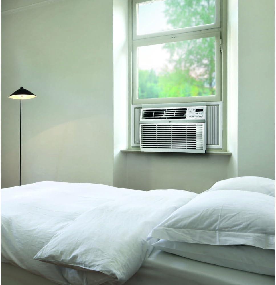 LG 6,000 BTU 250 Sq.ft High Efficiency Window AC, Cools 260 Sq.ft., White, LW6019ER
