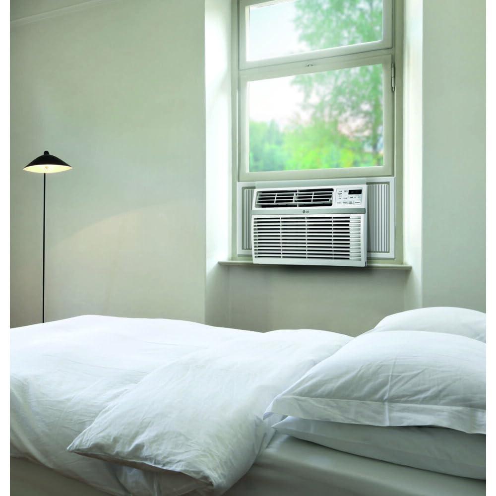 LG 6,000 BTU 250 Sq.ft High Efficiency Window AC, Cools 260 Sq.ft., White, LW6019ER