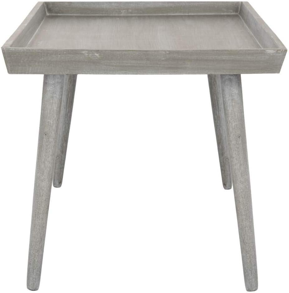 Nonie Coffee Table With Tray - Slate Grey - Safavieh