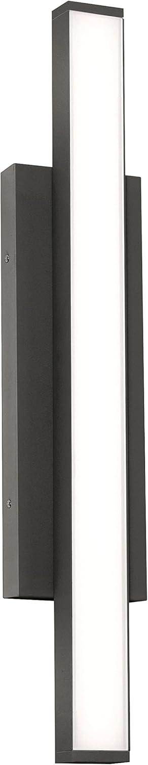 Gale 24" Black Aluminum LED Outdoor Sconce