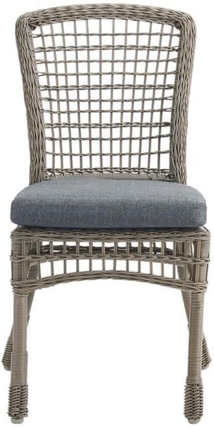 Carolina All-Weather Wicker Dining 5-Piece Dining Set with 42" Diameter Outdoor Dining Table and Four 37"H Chairs