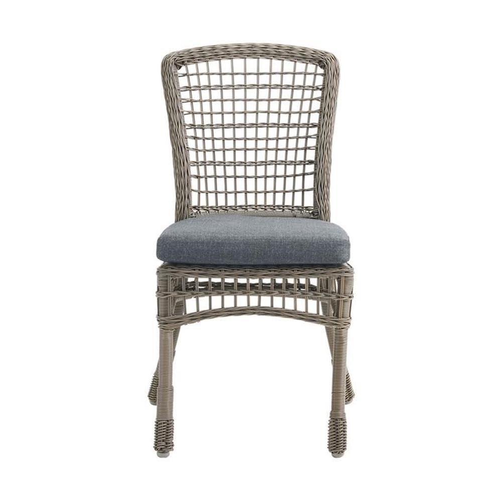 Carolina All-Weather Wicker Dining 5-Piece Dining Set with 42" Diameter Outdoor Dining Table and Four 37"H Chairs