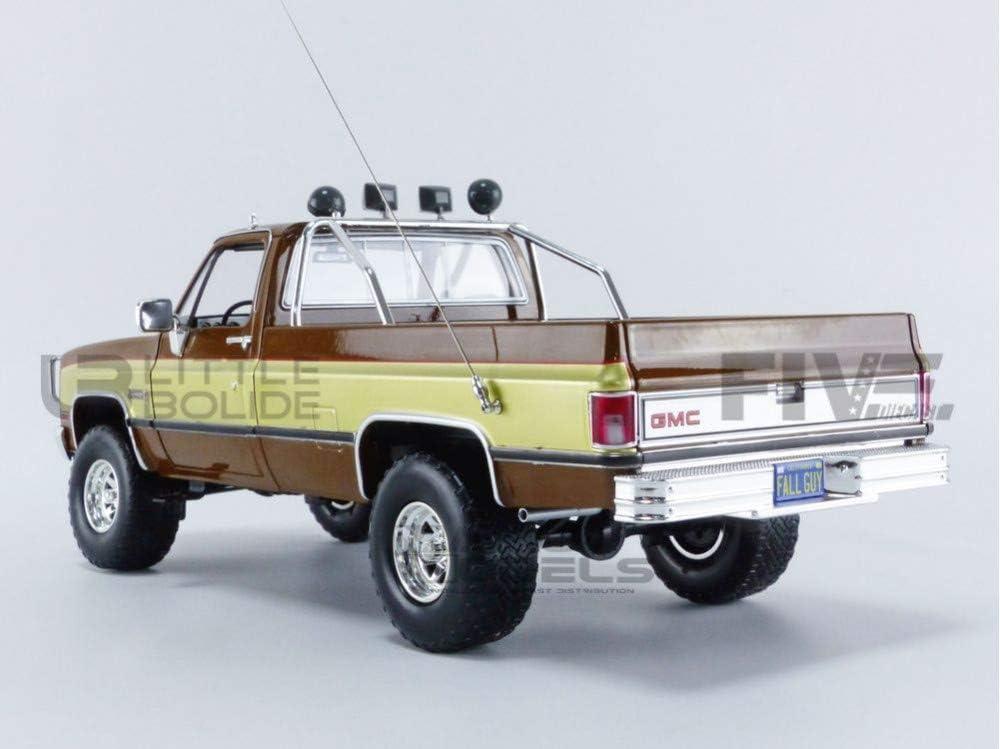 1982 GMC K-2500 Sierra Grande Pickup Truck Brown "The Fall Guy" (1981-1986) TV Series 1/18 Diecast Model Car by Greenlight