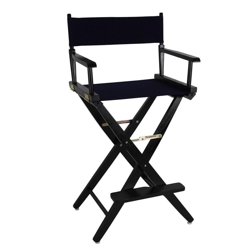 Extra-Wide Premium 30 in. Hardwoods Bar Height Directors Chair