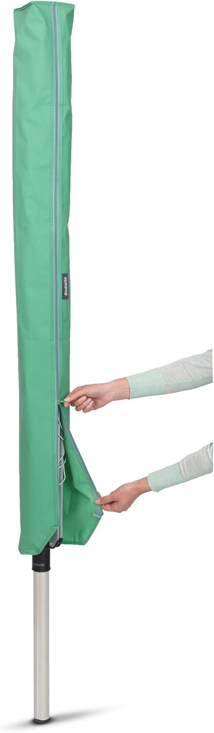 Brabantia Brabantia Lift-O-Matic Outdoor Clothesline 197 Feet (60m) of Drying Space, with Metal Ground Spike and Protective Cover