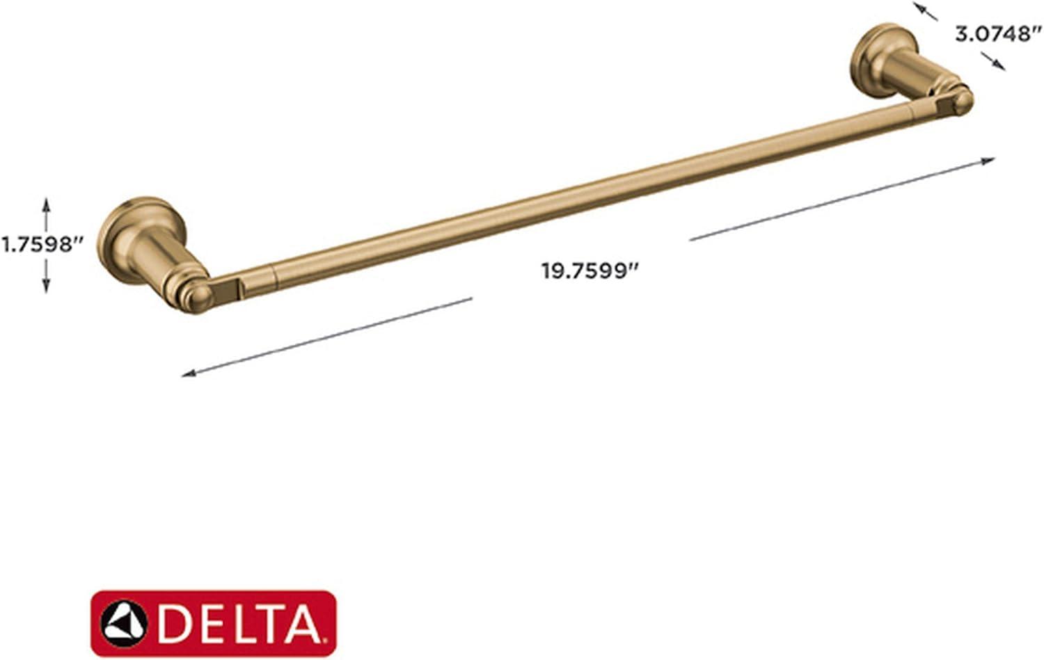 Delta Saylor Wall Mounted 18" Towel Bar in Stainless Steel Finish