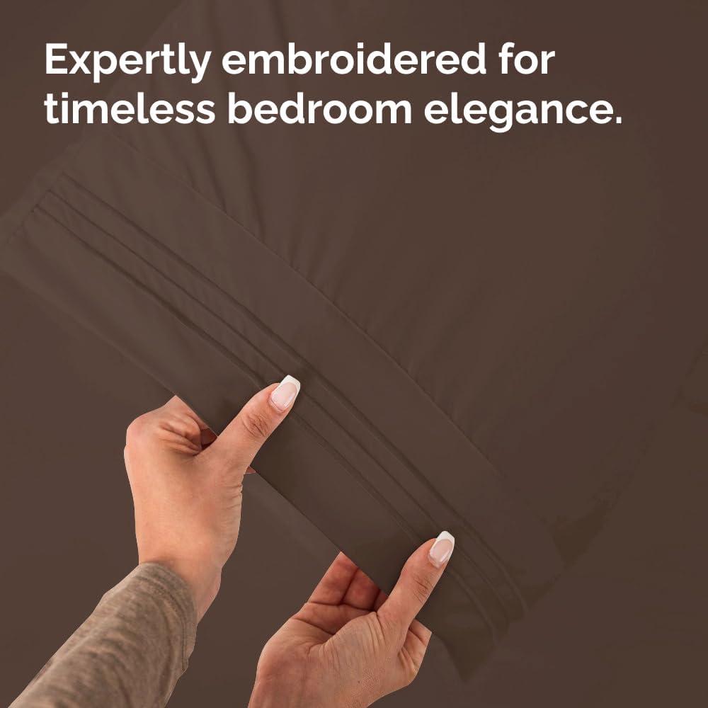 CGK Linens Soft Double Brushed Soft & Cooling Pillowcase - Set of 4