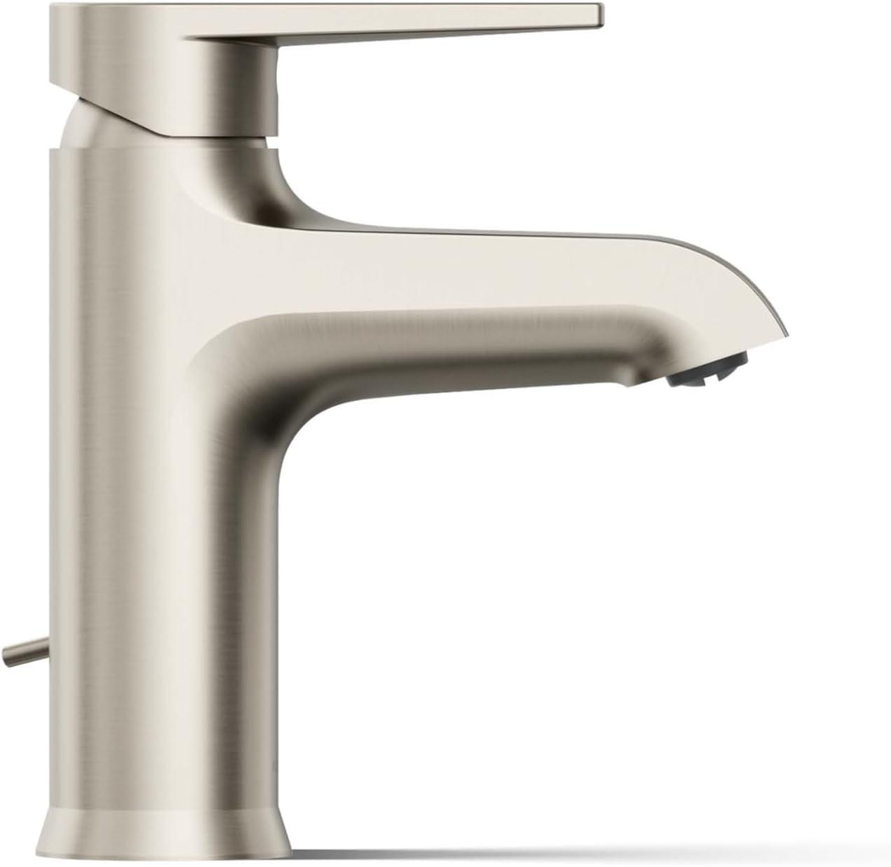 Kohler Hint Single-Handle Bathroom Faucet with Pop-Up Drain Assembly, One Hole Bathroom Sink Faucet, 1.2 gpm