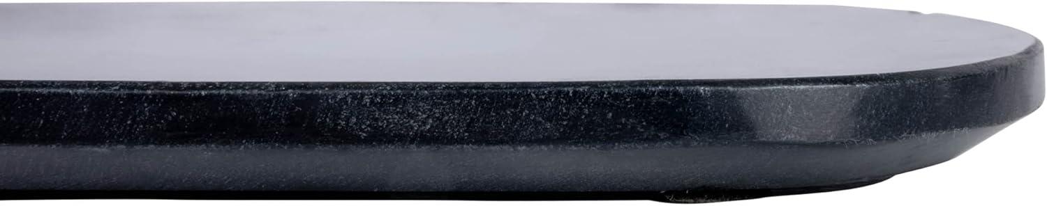 Bloomingville Oval Marble Serving Board, Black