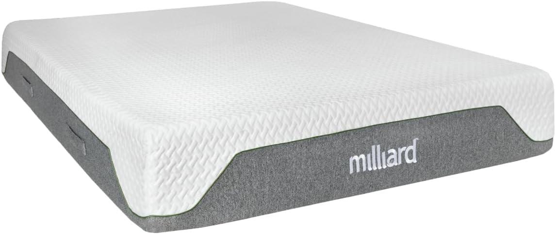 Milliard 10 Inch Classic Firm Memory Foam Mattress, King