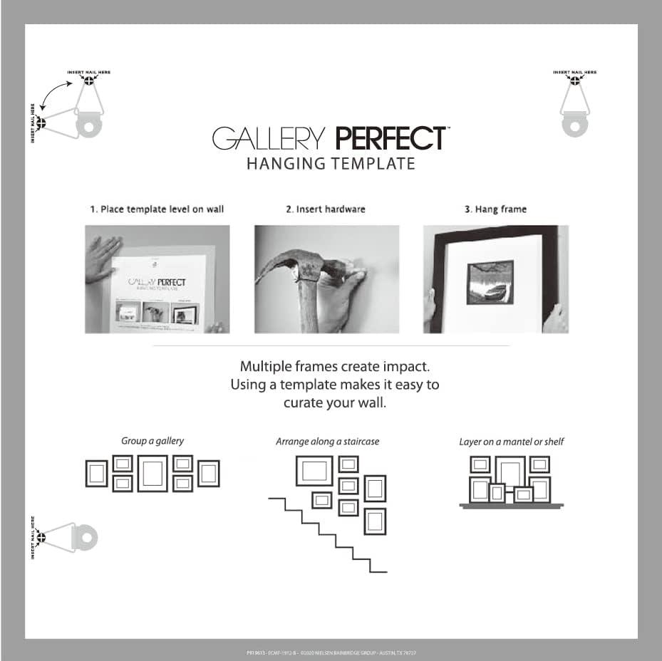 Gallery Perfect Gallery Perfect 12" x 12" Wall Mount Matted Picture Frame - (Set of 9)