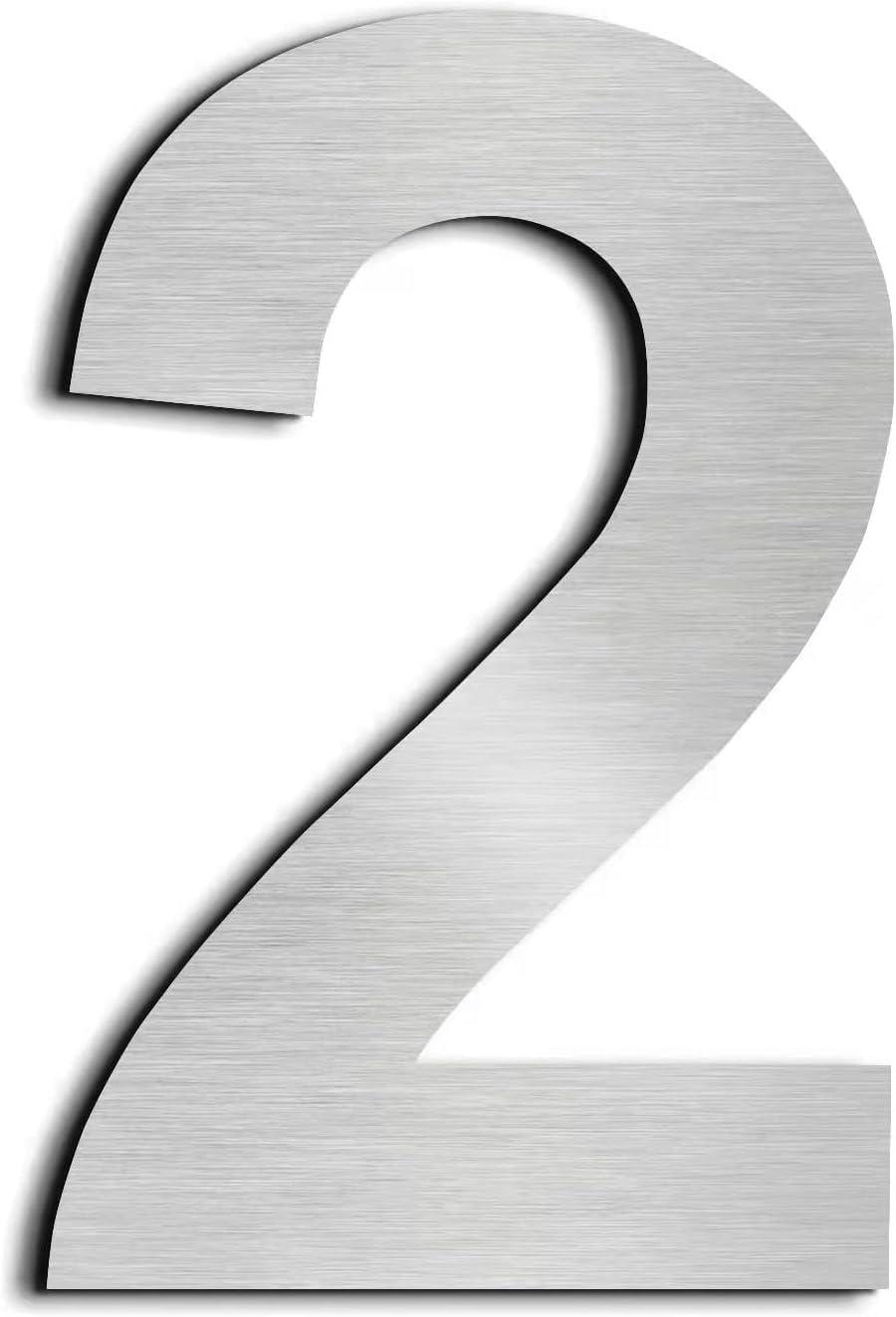 HASWARE 6" H Metal Floating House Number