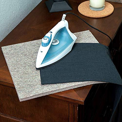 Wool Ironing Mat-Pad Made with 100% New Zealand Wool Pressing Pad Great for Trav