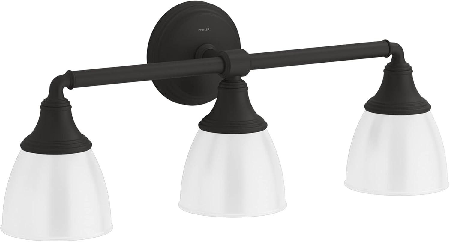 Devonshire 3 Light Indoor Bathroom Vanity Light Fixture, Position Facing Up or Down, UL Listed