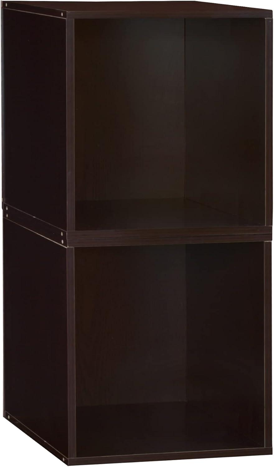 Niche Cubo Storage Organizer Open Bookshelf Set- 6 Cubes- Cherry