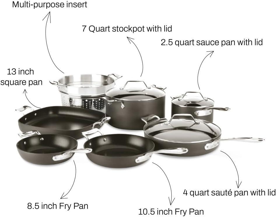 All-Clad ® Essentials Non-Stick 10-Piece Set