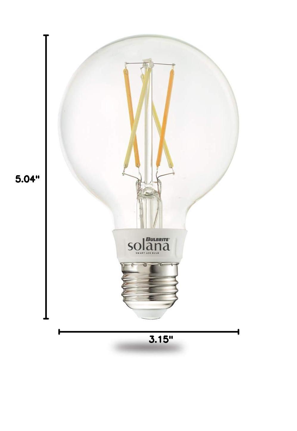 Solana G25 WiFi Connected Edison Filament LED Smart Light Bulb
