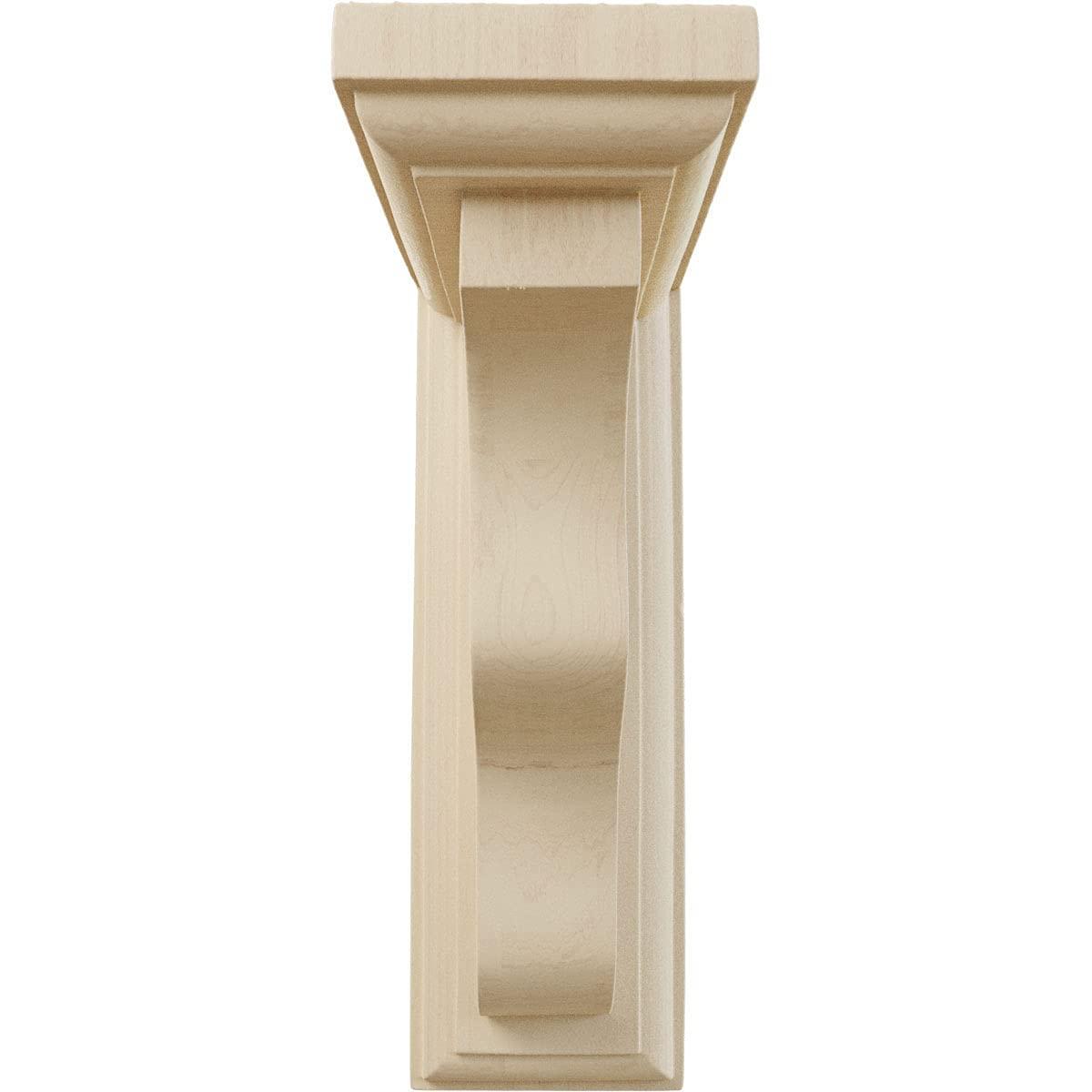 Hamilton Traditional 2.25"W x 7"H x 5"D Rubberwood Corbel