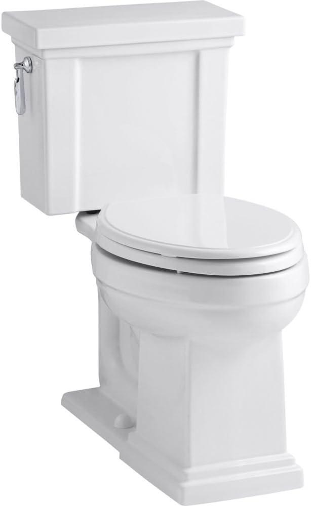 Tresham® 1.28 GPF Water Efficient Elongated Two-Piece Toilet (Seat Not Included)