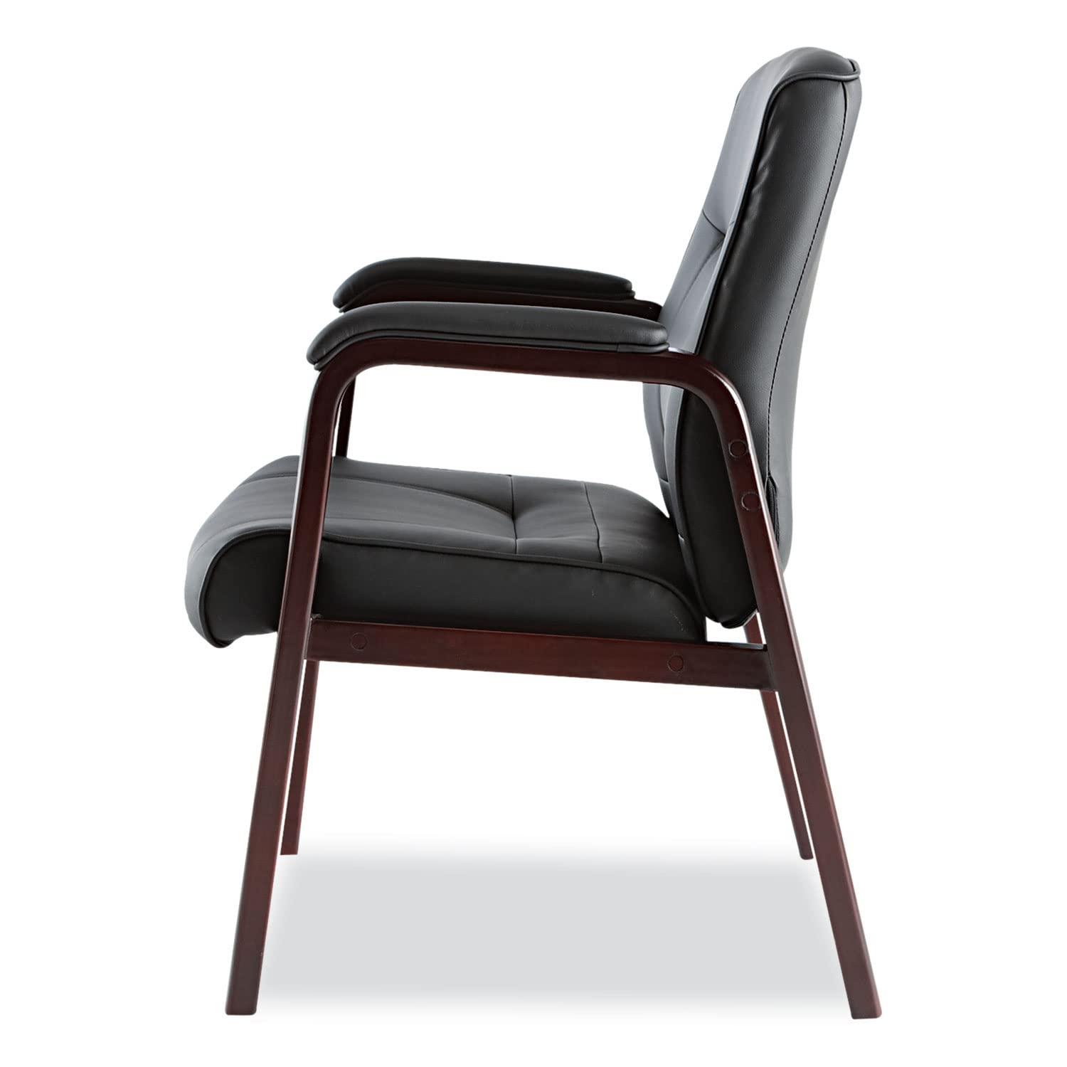 Alera® Waiting Room Chair with Wood Frame