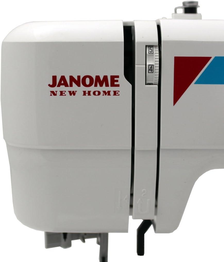 White Computerized Sewing Machine with Automatic Needle Threader