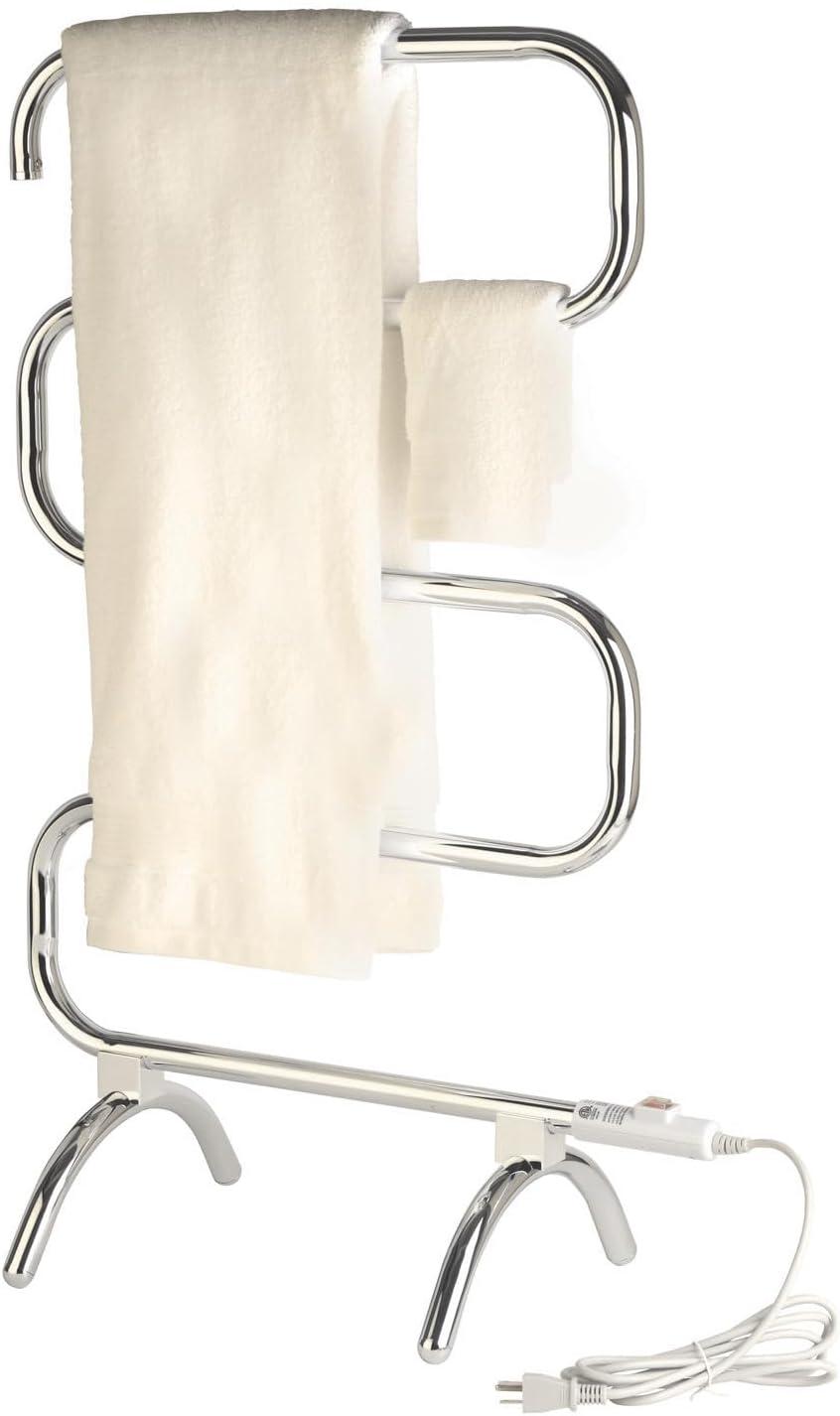 Warmrails by Jerdon Classic Towel Warmer, Chrome Finish , Height 37 inches , Width 24.6 inches - Model HCC