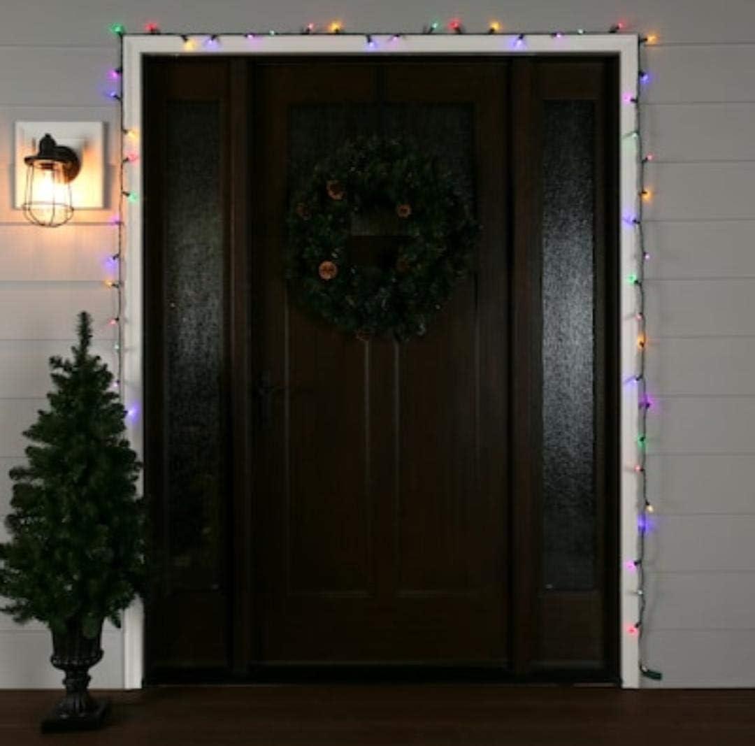 GE Energy Smart 150 LED Miniature String Lights Multi with Green Wire 49.6-FT