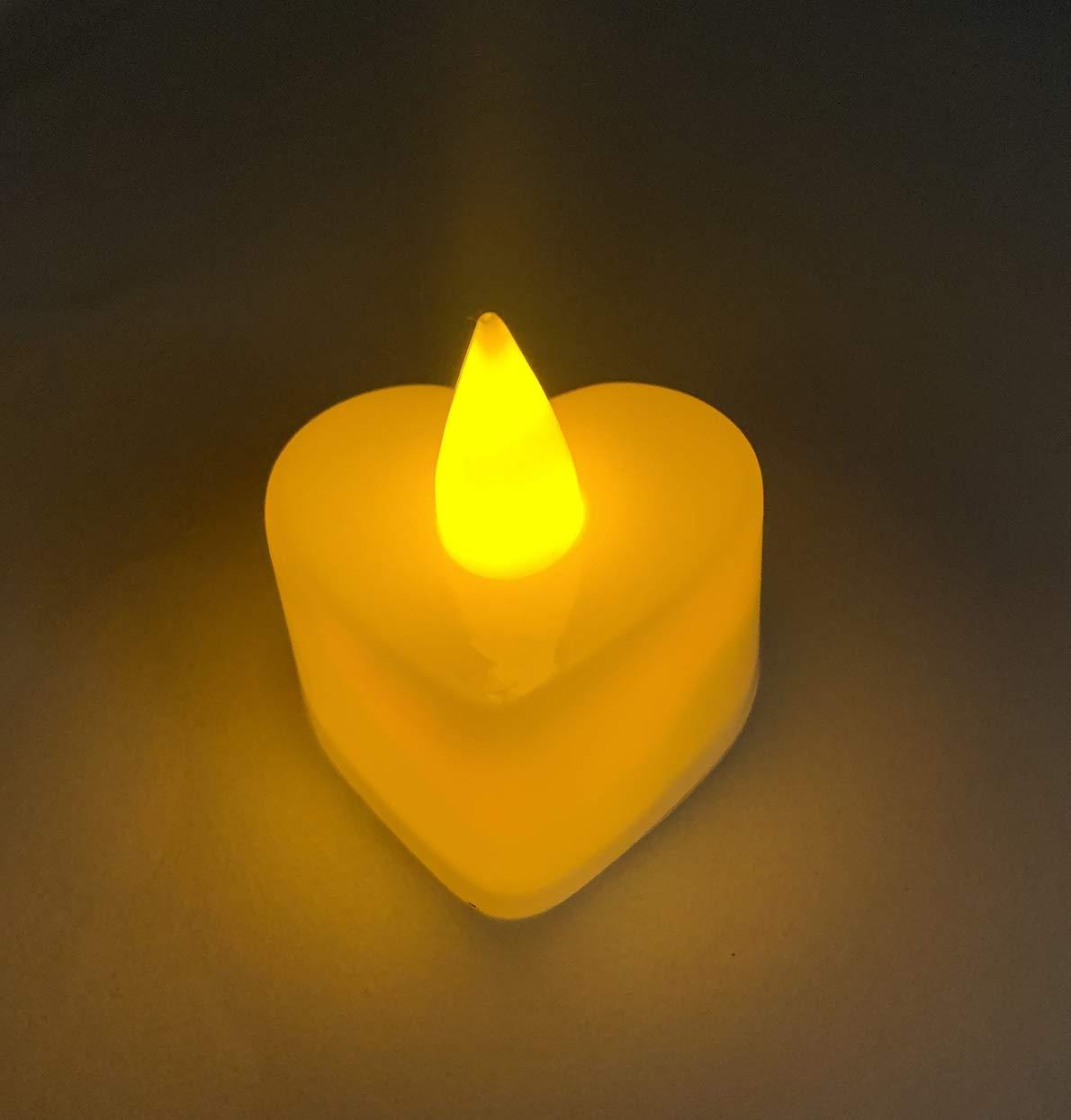 Beautynvta Clearance 24 Pack Flameless LED Candles, Battery Operated LED Tea Lights, Fake Tealights Candles, Electric Candles for Table Holiday Decor, Yellow Light, White