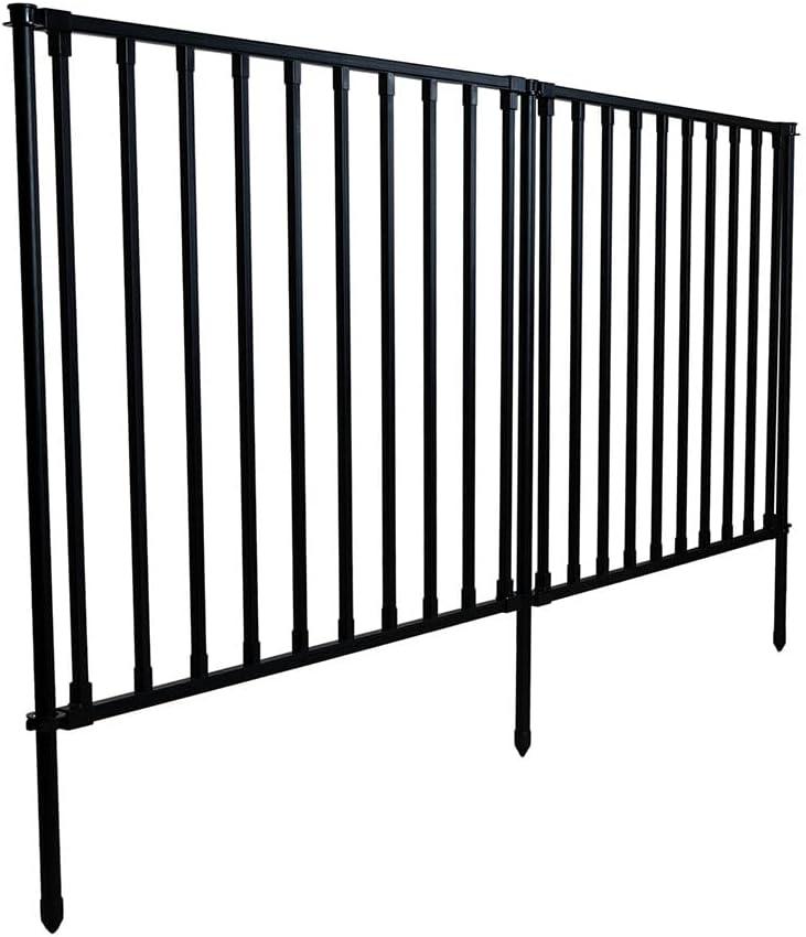 Zippity 3 ft. H x 3.5 ft W Zurich Poly-Steel No Dig Dog and Garden Fence Kit ZP19079 (2 Panels)