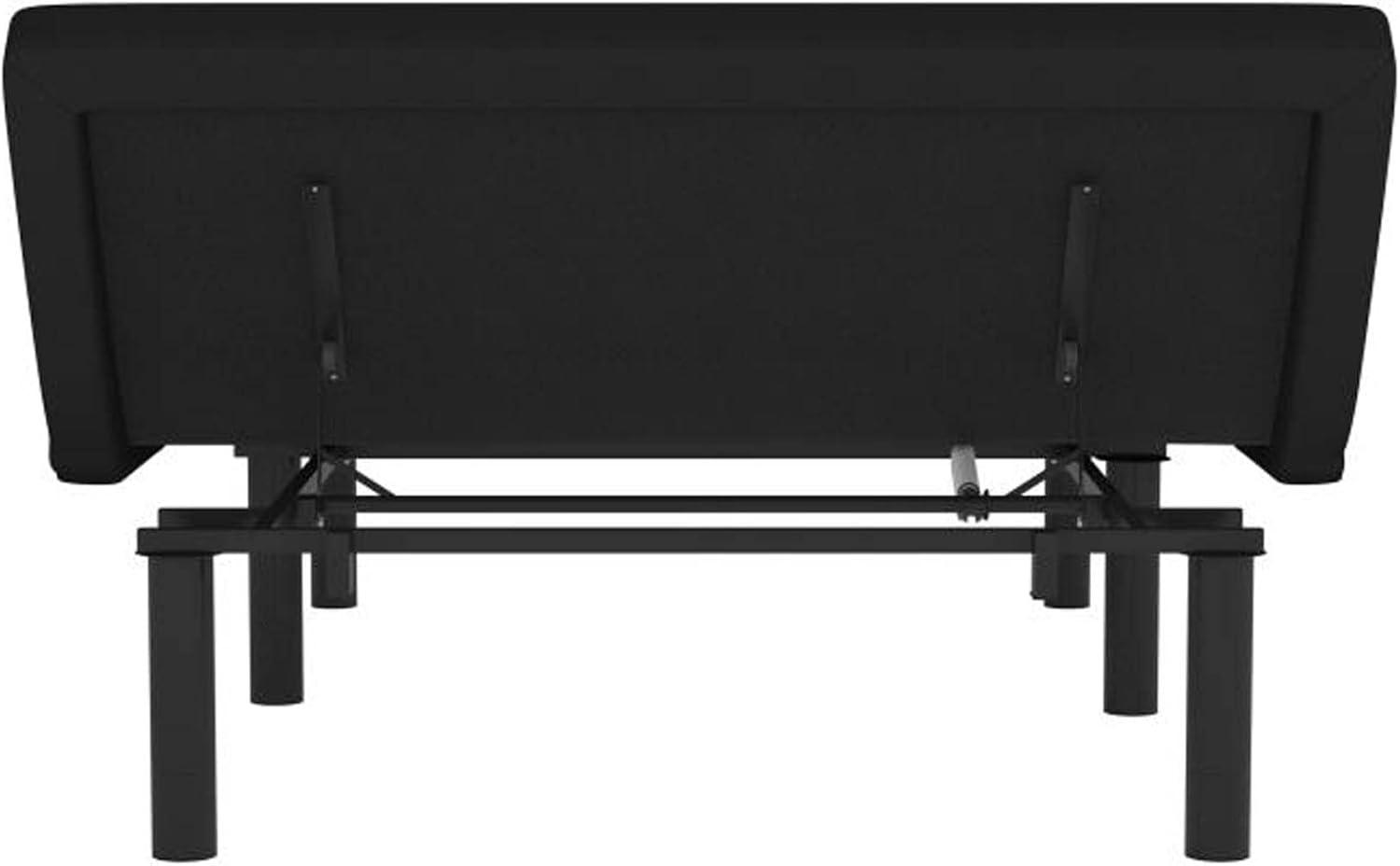 Flash Furniture Selene Motorized Adjustable Bed Frame, Black, Full