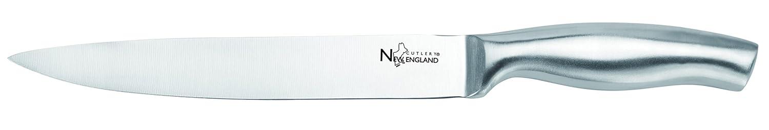 New England Cutlery New England Cutlery 7 Piece Stainless Steel Knife Block Set