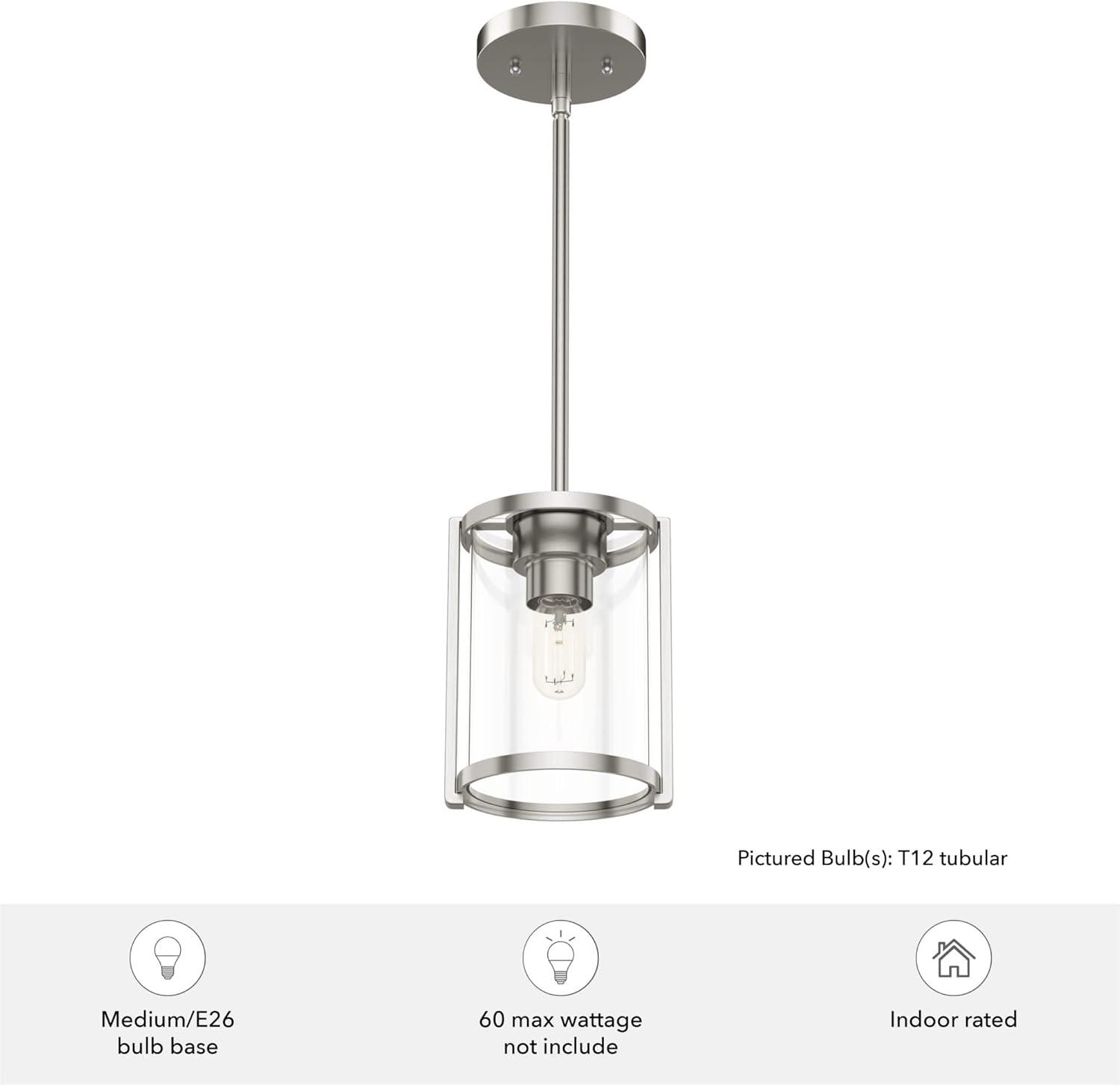 Astwood Clear Glass Mini Pendant Ceiling Light Fixture - Hunter Fan