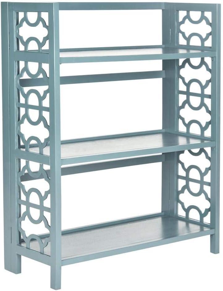 Natalie Small Bookcase - AMH6565 - Teal - Safavieh Couture