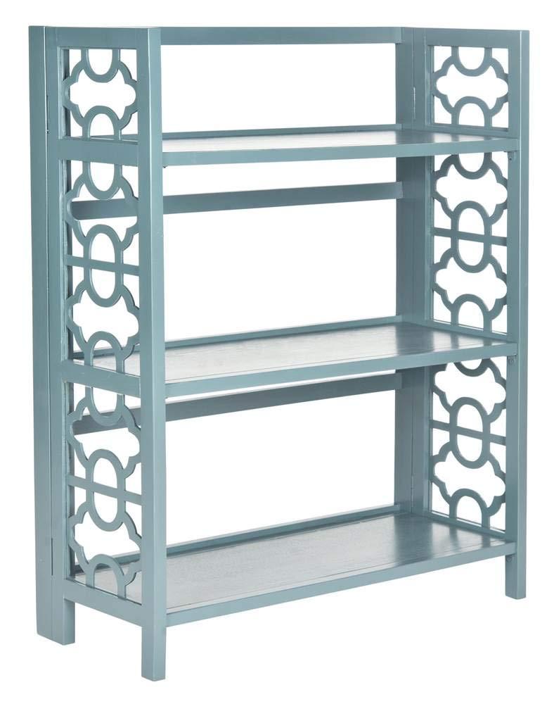 Natalie Small Bookcase - AMH6565 - Teal - Safavieh Couture
