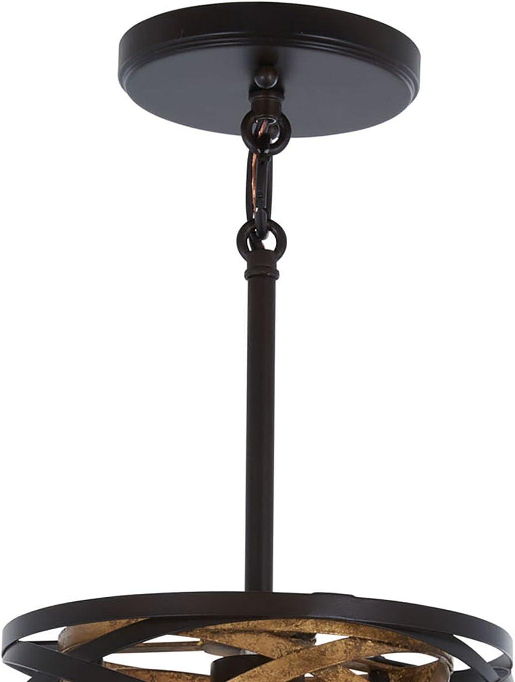 Minka Lavery Dark Bronze Mosaic Gold Mini Pendant Light 8 1/2" Wide Modern for Dining Room House Kitchen Island Living Bedroom