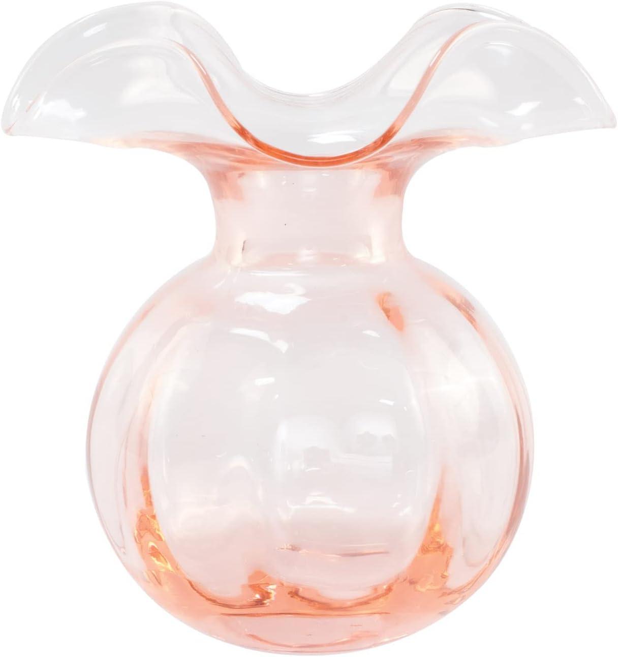 Hibiscus Glass Bud Vase