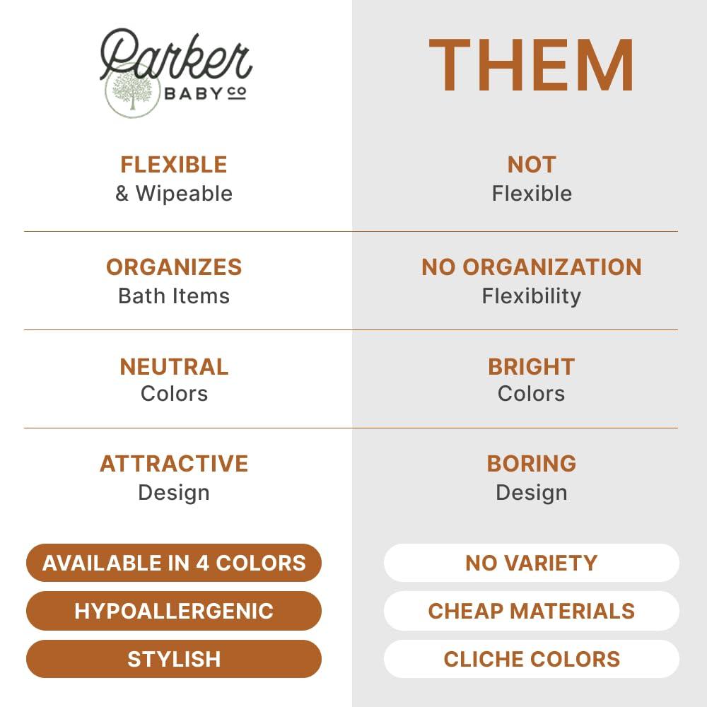 Parker Baby Co. Bath Caddy - Snow