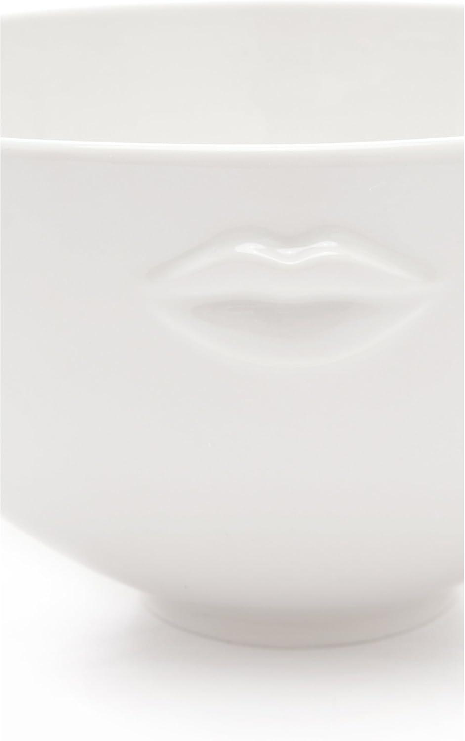 Gala Muse Inspired 9" White Glossy Porcelain Serving Bowl