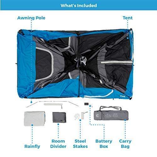 Core Equipment Lighted 9 Person Instant Cabin Tent