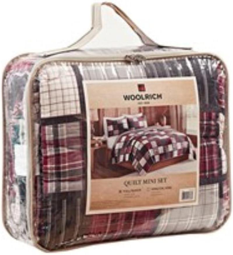 Tulsa Oversized Plaid Print Cotton Quilt Set