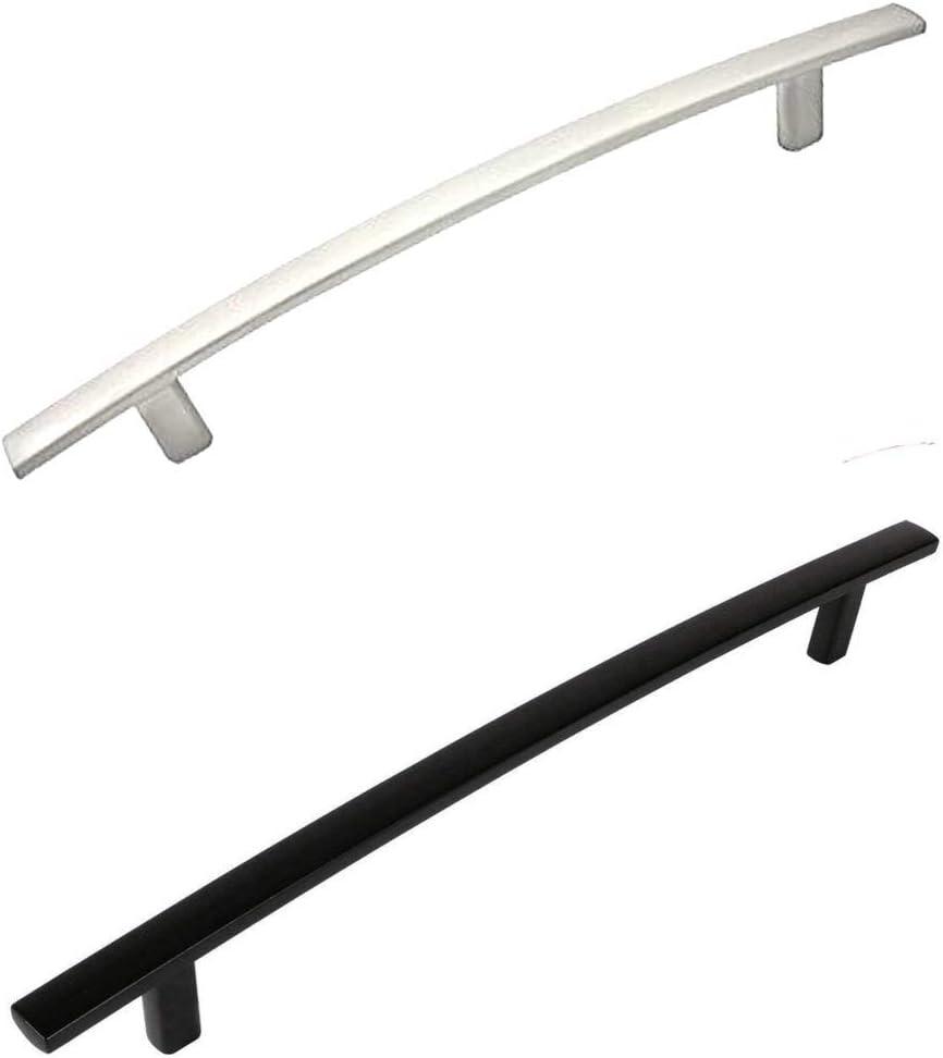 Aviano Hardware Modern Curved Subtle Arch Handle Pull- 10 Pack, Brown