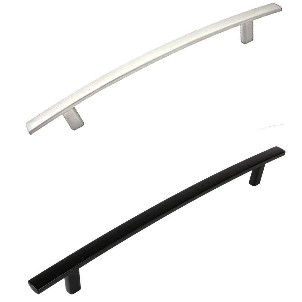 Aviano Hardware Modern Curved Subtle Arch Handle Pull- 10 Pack, Brown