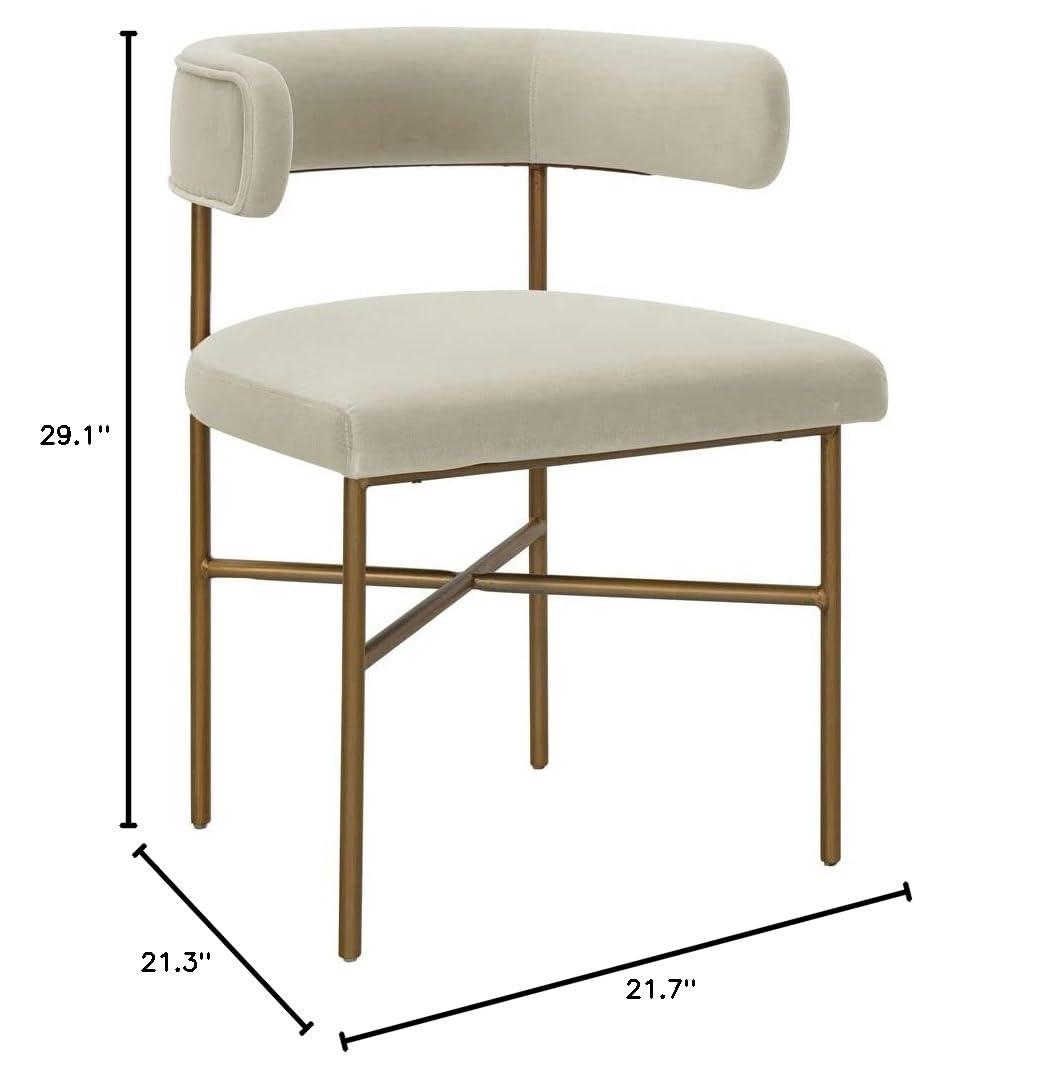 Berlinda 19.7'' H Velvet Upholstered Armchair